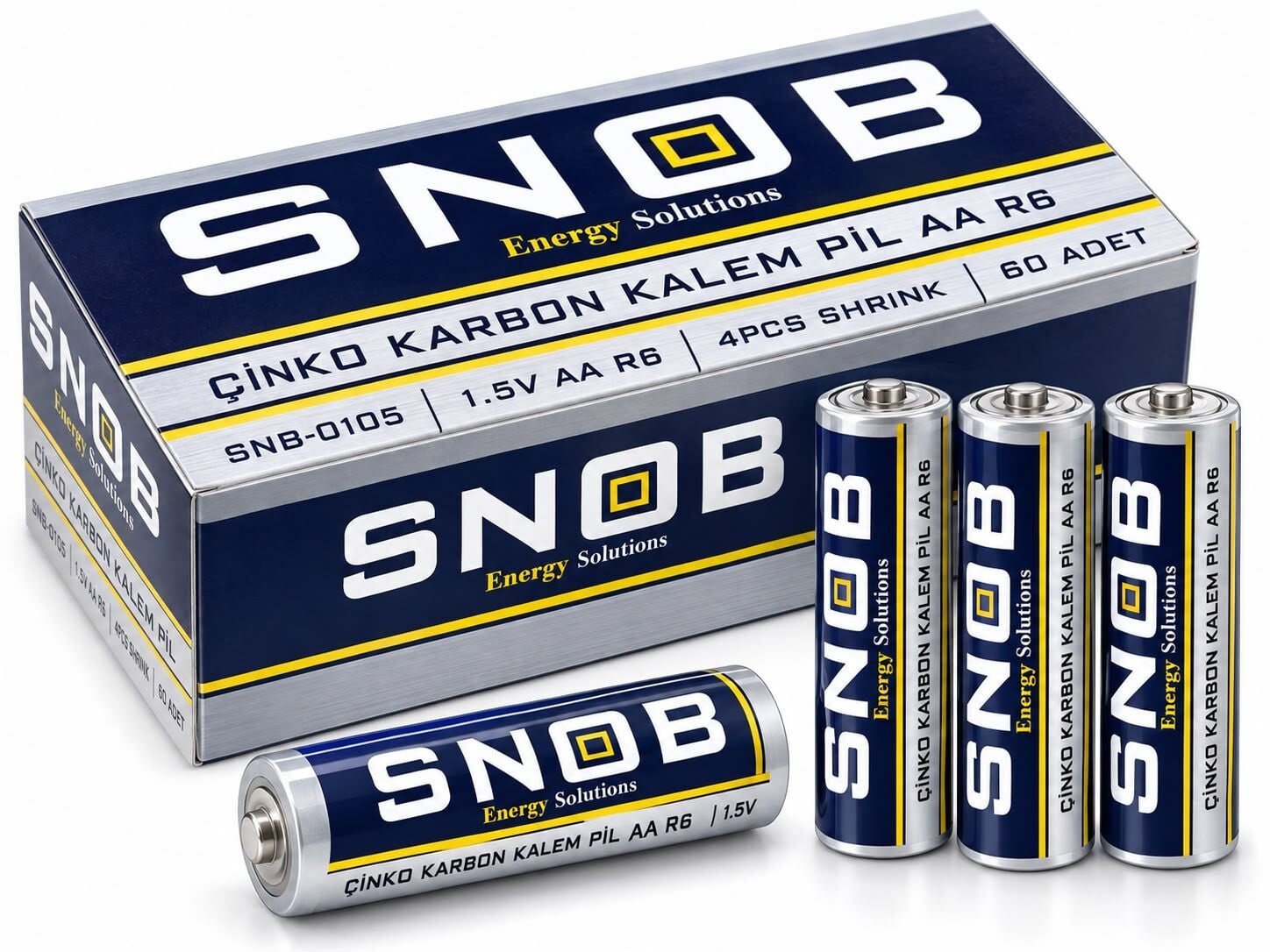 SNOP AA Kalem Pil Carbon 60Lı Paket