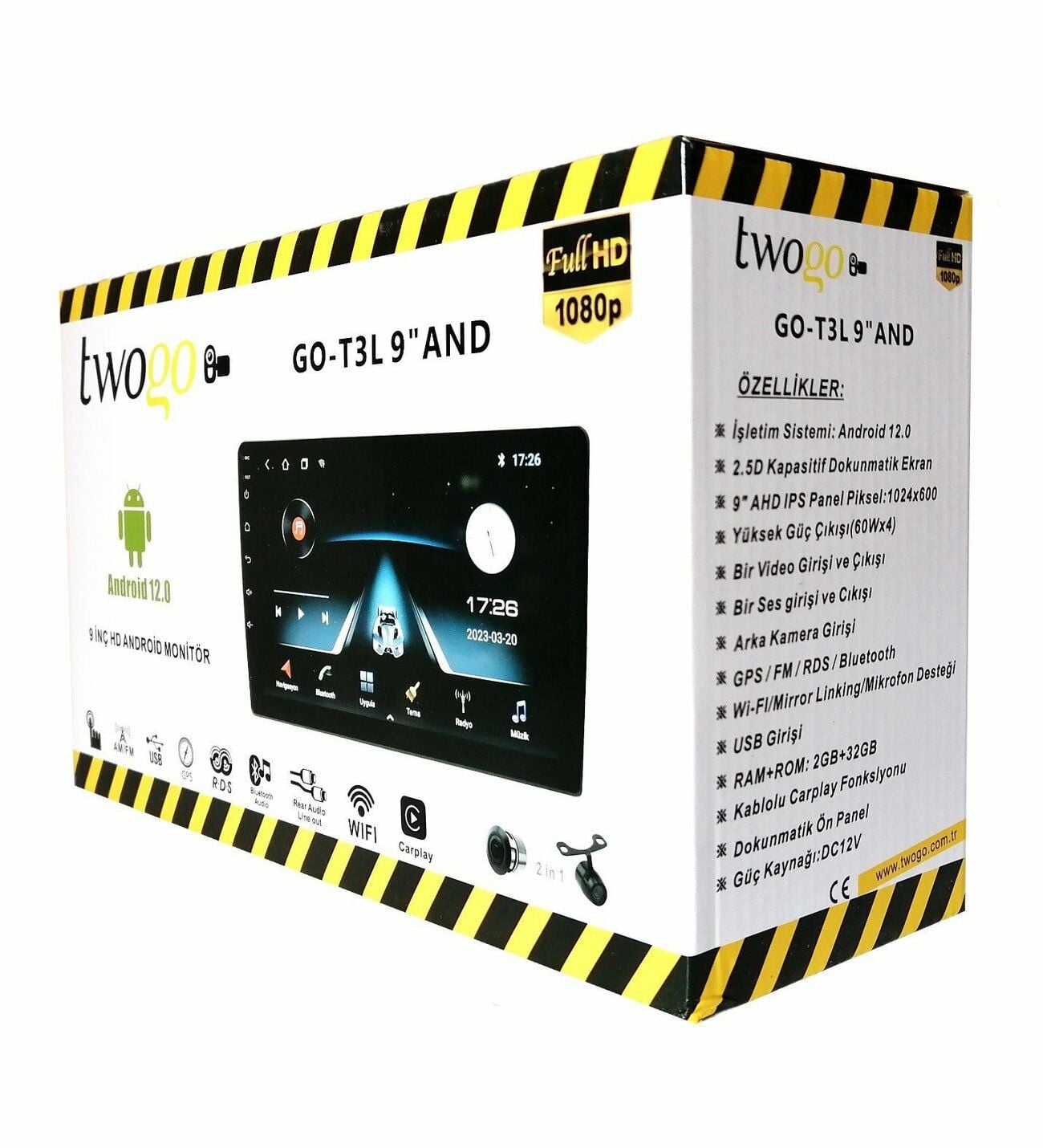 TWOGO GO-T3L 9 ANDROİD 2*32GB