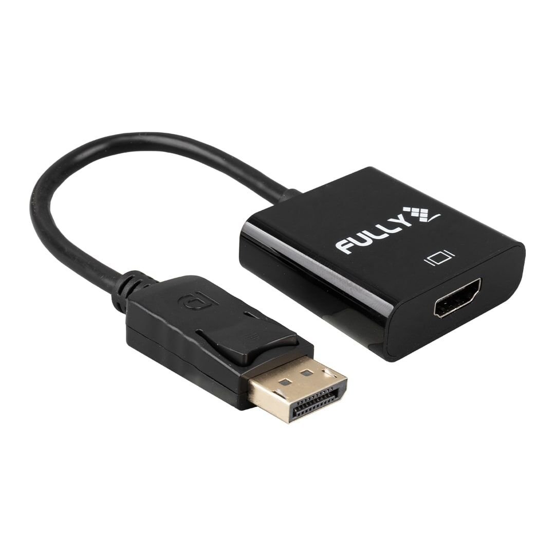 FULLY G-539CA DISPLAY PORT ERKEK TO HDMI DİŞİ 10 CM ÇEVİRİCİ KABLO (AVD-89)