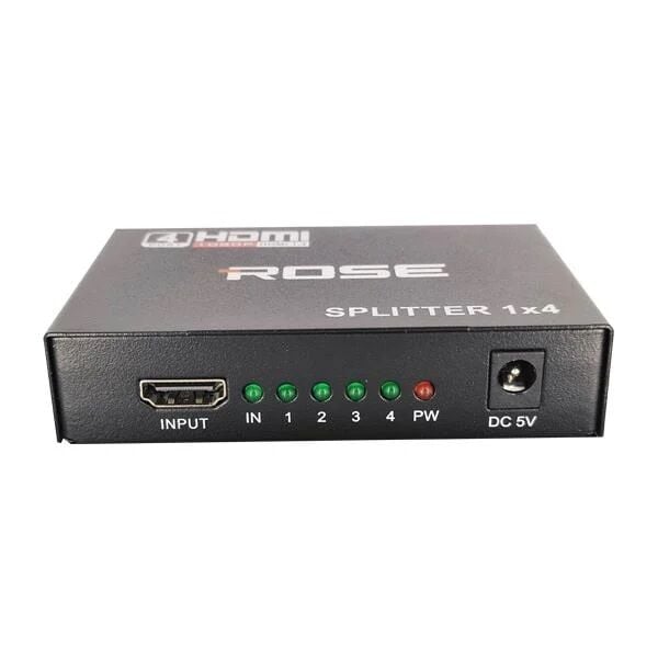 ROSE HD-104 1X4 HDMI 1080P Splitter Dağıtıcı