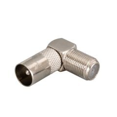 owermaster PM-34398 F Konnektör Dişi - 60 Ohm Erkek L Tip Çevirici Jack