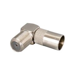 owermaster PM-34398 F Konnektör Dişi - 60 Ohm Erkek L Tip Çevirici Jack