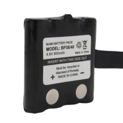 PowerMaster BP38/40 NI-MH 4.8 Volt 800mAh Cobra Telsiz Pili Şarj Edilebilir Şarjlı 4xAAA