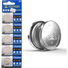 TIANQIU CR2032 LİTYUM PİL 5Lİ PAKET