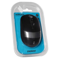 Everest SM-18 Usb Siyah/Gri 2.4Ghz Optik Kablosuz Mouse (C-20)