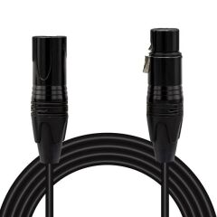 MagicVoice LD381 1.5 Metre Canon XLR Dişi - Canon XLR Erkek Stereo Plastik Jak Mikrofon Ses Kablosu