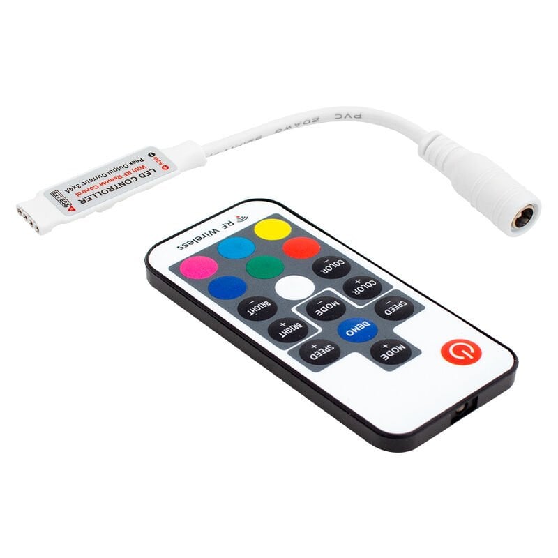 POWERMASTER 4360 12 VOLT RF KÜÇÜK MODÜLLÜ UZAK MESAFE ALGILAMALI RGB LED KONTROL DEVRESİ