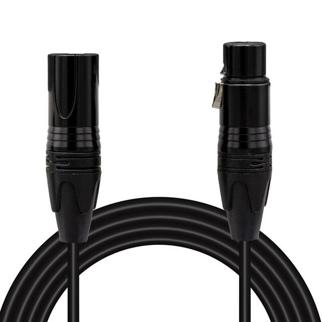 MagicVoice LD381 2 Metre Canon XLR Dişi - Canon XLR Erkek Stereo Plastik Jak Mikrofon Ses Kablosu
