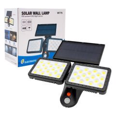 POWERMASTER W770B SENSÖRLÜ 36 COB LEDLİ SOLAR AYDINLATMA DUVAR LAMBASI