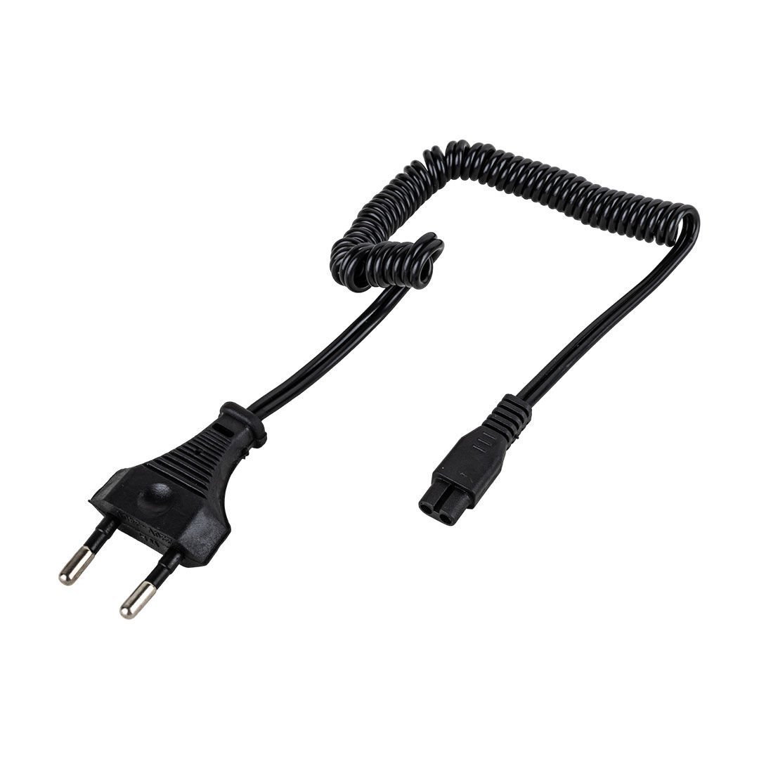 TIRAŞ MAKİNELERİ VE IŞILDAKLAR İÇİN SPİRAL MODEL 220 VOLT AC CEREYAN POWER KABLOSU (AVD-77)