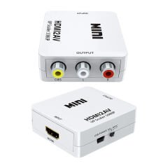 FULLY G-537O HDMI TO RCA MİNİ MODEL 1920X1080 PLASTİK KASA ÇEVİRİCİ KONVERTÖR (D-48)