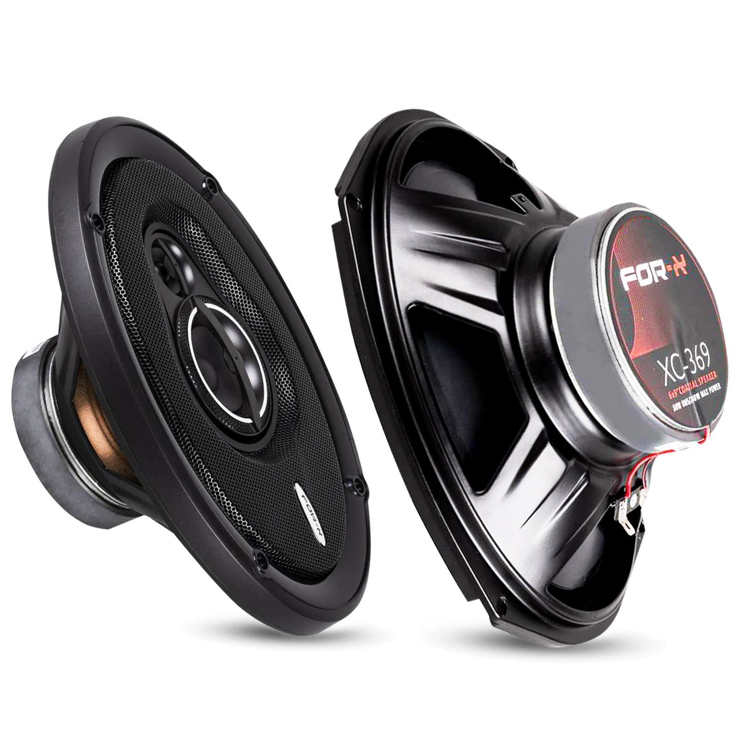 FOR-X XC-369 Oto Hoparlör Oval 6x9'' 240W Kapaklı (2 Adet)
