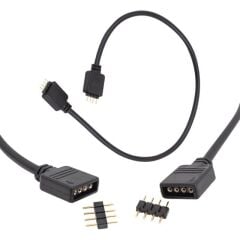 Powermaster RGB Led Bağlantı Erkek-Dişi Jumperlı 4 Pin Kablo