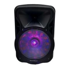 Electromaster ES-3030 12'' Portatif Taşınabilir Ses Sistemi 150Watt 1El Telsiz+1Yaka Telsiz