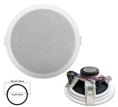 NWORK C-6T Alçıpan Tavan Hoparlör 16cm 10 Watt Trafolu Beyaz