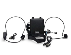 Rose NOVA HP-505KW Taşınabilir Şarjlı Mini Rehber Amfisi Kablolu ve Kablosuz HeadSet Mikrofonlu