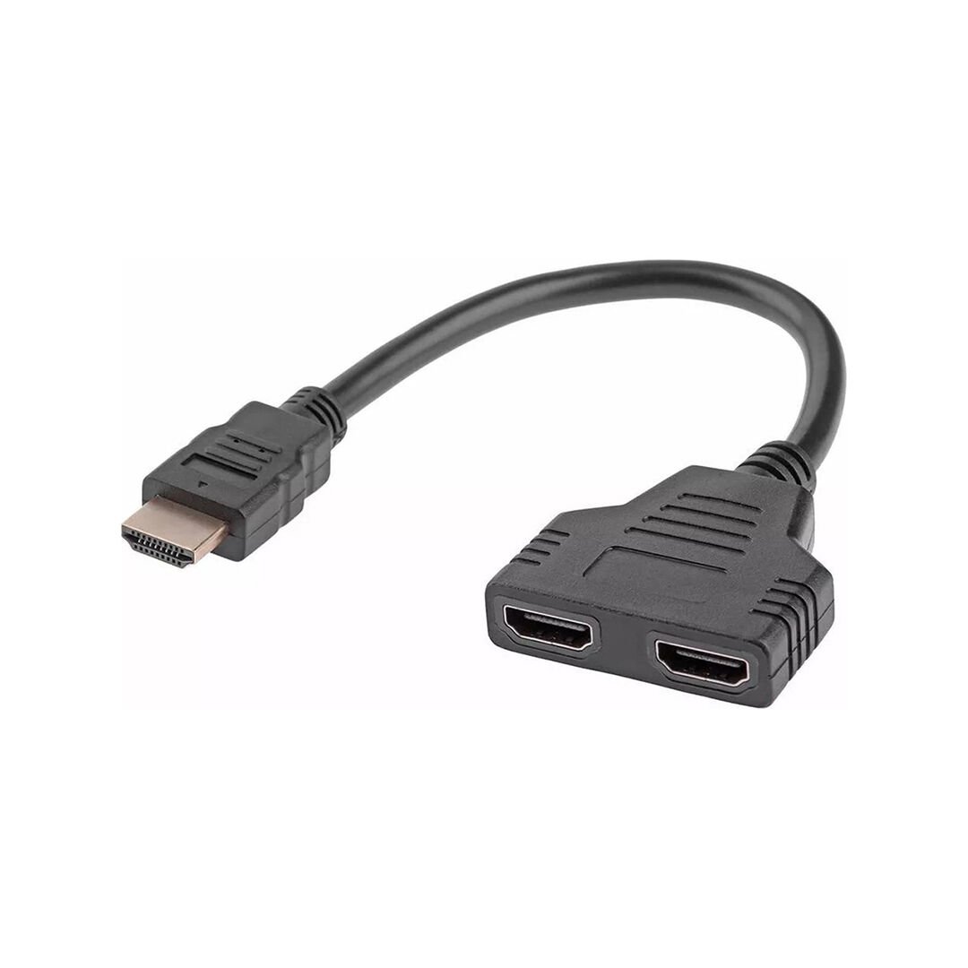 NARITA NRT-4029 HDMI ERKEK-HDMI DİŞİ X 2 ADAPTÖR 30 CM KABLO ÇOKLAYICI SPLITTER (AVD-171)