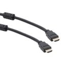 POWERMASTER PLASTİK DÜZ SİYAH 20 METRE HDMI KABLO POŞETLİ