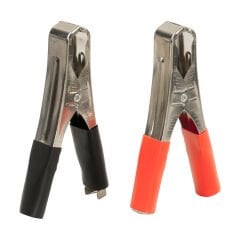 BÜYÜK SİYAH-KIRMIZI 100 MM KROKODİL AKÜ MAŞASI 1ADET (AVD-186)