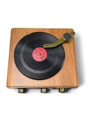 ROSE SP-424 Nostalji Pikap Radyo Bluetooth Speaker Bass Fm Usb Sd