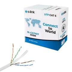 CAT6 KABLO 23AWG 0.51MM 305MT S-LİNK SL-CAT657