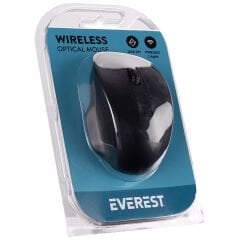 Everest SM-803 Usb Siyah 800/1200/1600dpi Kablosuz Mouse (C-17)