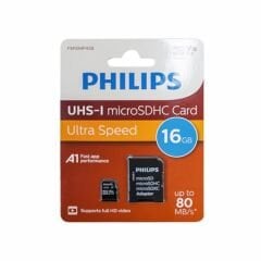 Philips FM16MP45B/00 16GB Class10 UHS-I U1 TF Adaptörlü Micro SDHC Hafıza Kartı