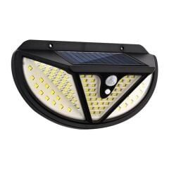 Powermaster MX-118 118 SMD Ledli Hareket Sensörlü Üç Modlu Solar Duvar Lambası