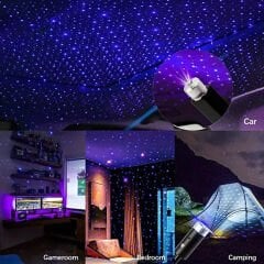 POWERMASTER PM-19970 USB ARAÇ İÇİ DEKORATİF MOR LED IŞIK