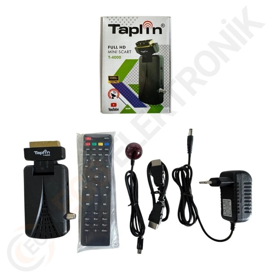 TAPLİN T-4000 SCART HD (KÜÇÜK KUMANDA+NORMAL GÖZ)