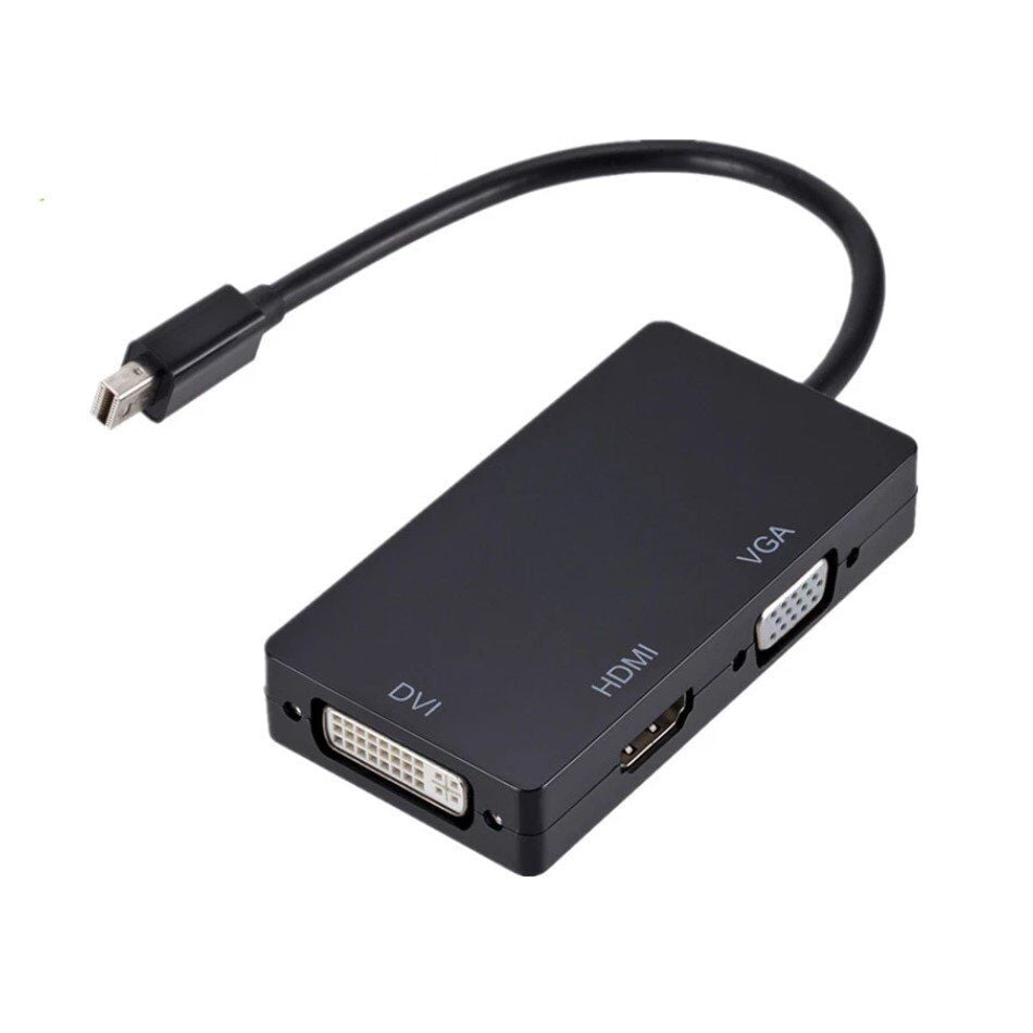 POWERMASTER PM-16102 DISPLAY PORT TO HDMI-VGA-DVI 3IN1 ÇEVİRİCİ (C-25)