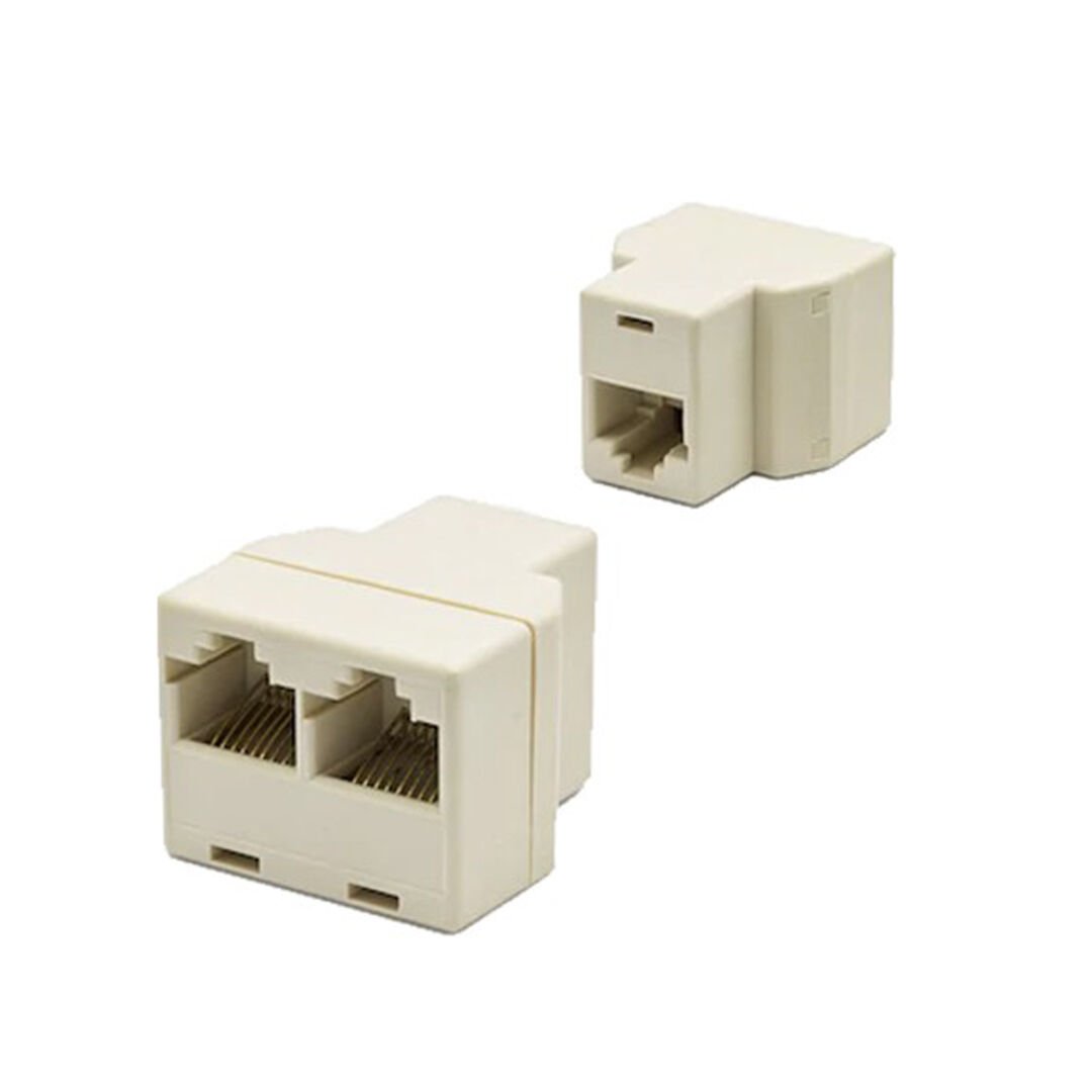 RJ 45 1 DİŞİ/2 DİŞİ ÇEVİRİCİ 8P8C (DAĞITICI-ÇOKLAYICI) (AVD-52)