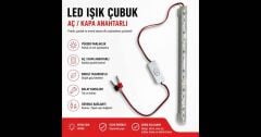 POWERMASTER PM-11046 12 VOLT - 3 WATT MAT KAPAK 15 CM LED LAMBA
