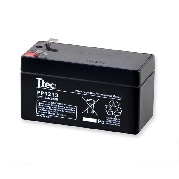 TTEC 12V 1.3AH BAKIMSIZ KURU AKÜ ( 97 X 43 X 52 MM )
