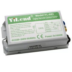 POWERMASTER PM-5847 AVİZE KONTROL KUMANDASI 4 TUŞLU 4 KANAL (220 VOLT)