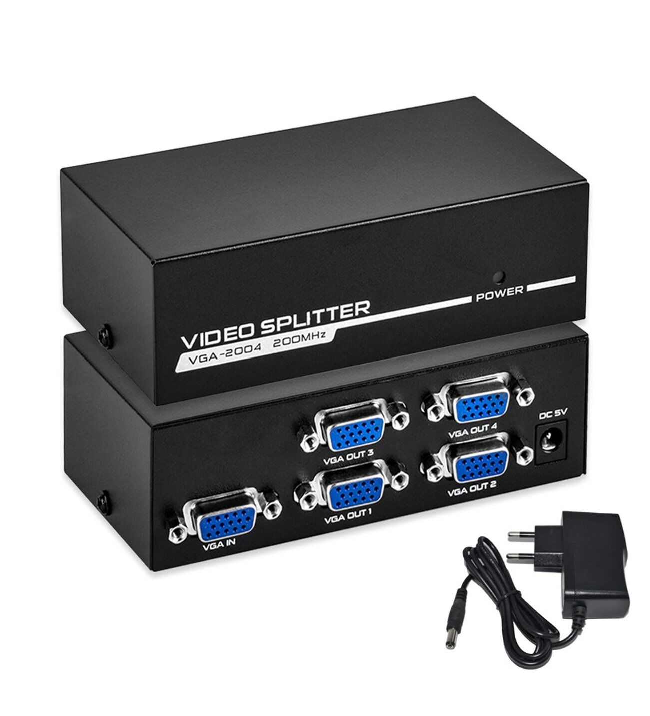 ROSE MT-1504 1X4 Port Vga Splitter Dağıtıcı