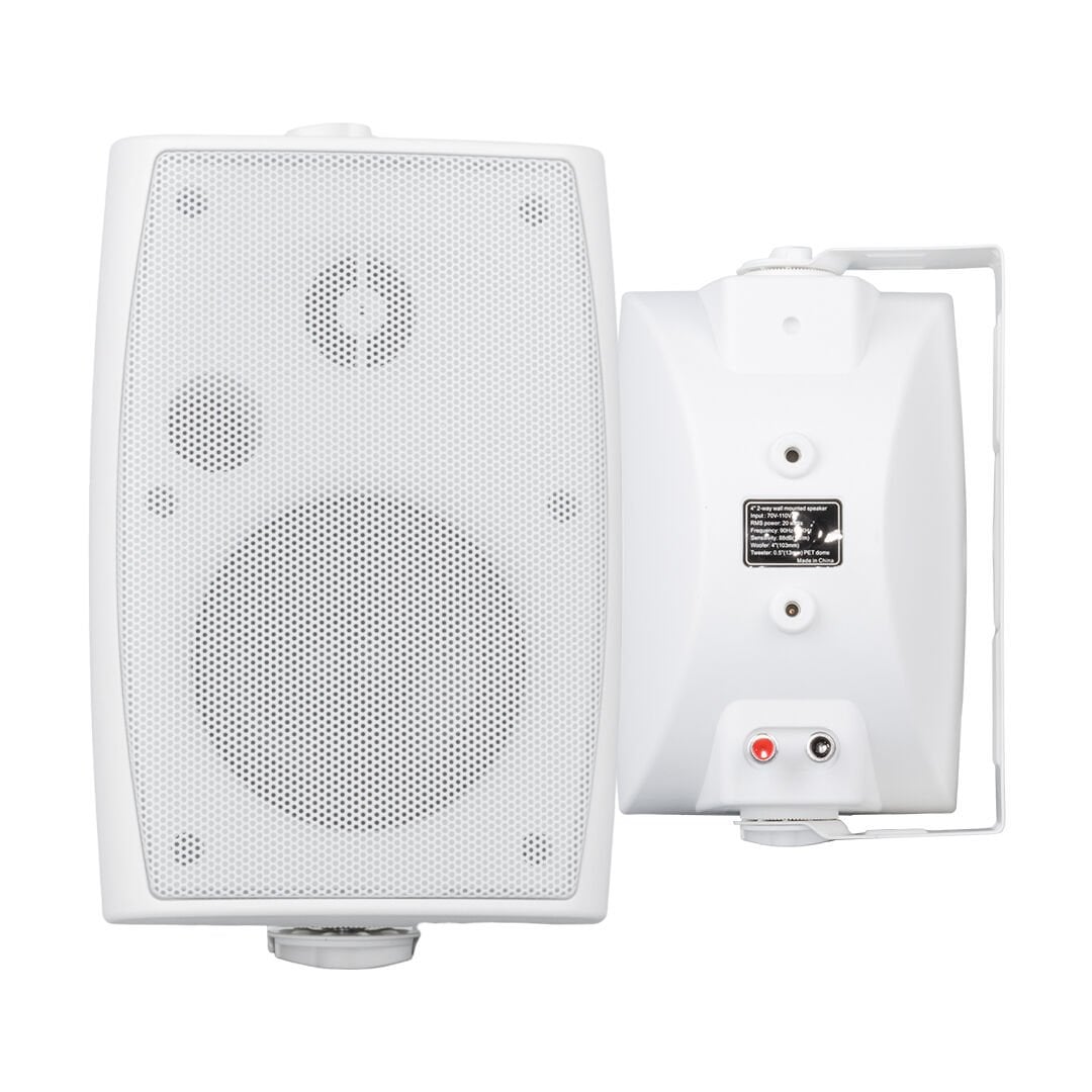 MAGICVOICE MV-21667 100VOLT - 150 WATT 8 OHM 4'' 10CM İKİ YOLLU BEYAZ TRAFOLU SÜTÜN HOPARLÖR (DH 4ATW)