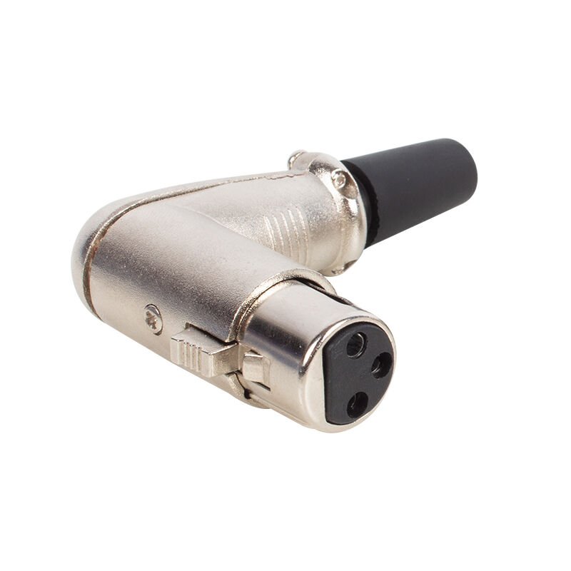 CANON FİS DİSİ 90 DERECE L TİP XLR JACK FİS