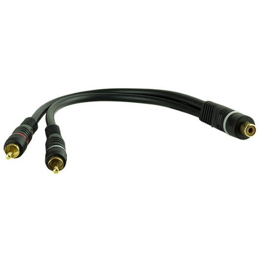 Y KABLO RCA DİŞİ-2RCA ERKEK 20 CM (SKT-52)