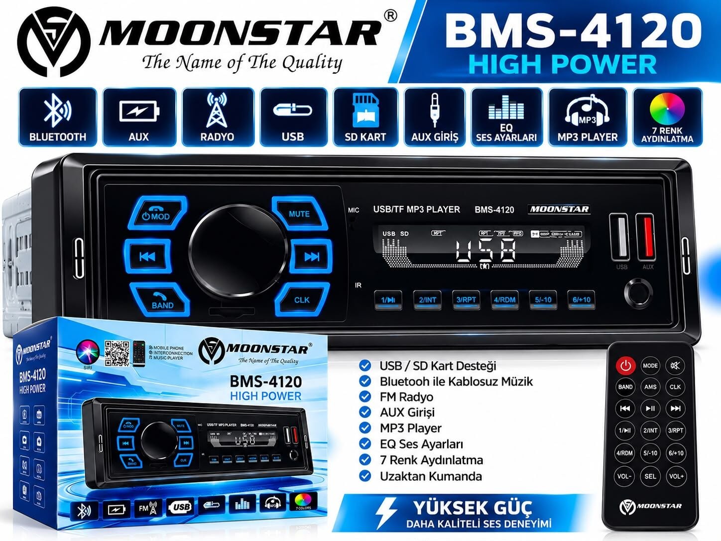 MOONSTAR BMS-4120 4*50 OTO TEYP