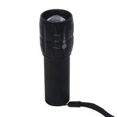 POWERMASTER MX-7303 MERCEKLİ EL FENERİ POWER LEDLİ AAA PİLLİ ZOOMLU