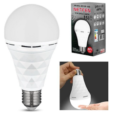 Sarjlı Led Ampul 220V 15W Beyaz E27 Netfen Nf-15S