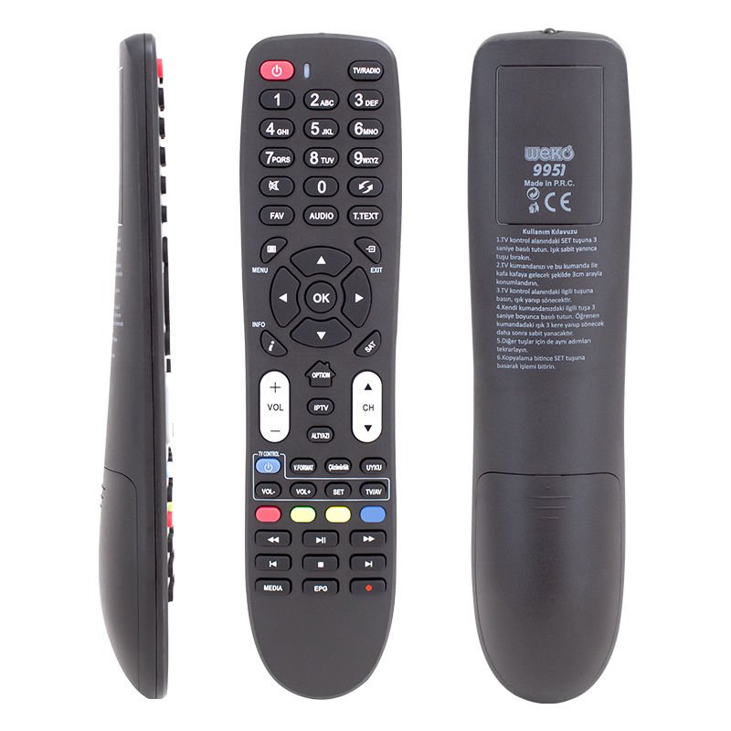 KUMANDASI WEKO KR SUNGATE TITAN HD TV KONTROLLÜ UYDU ALICI