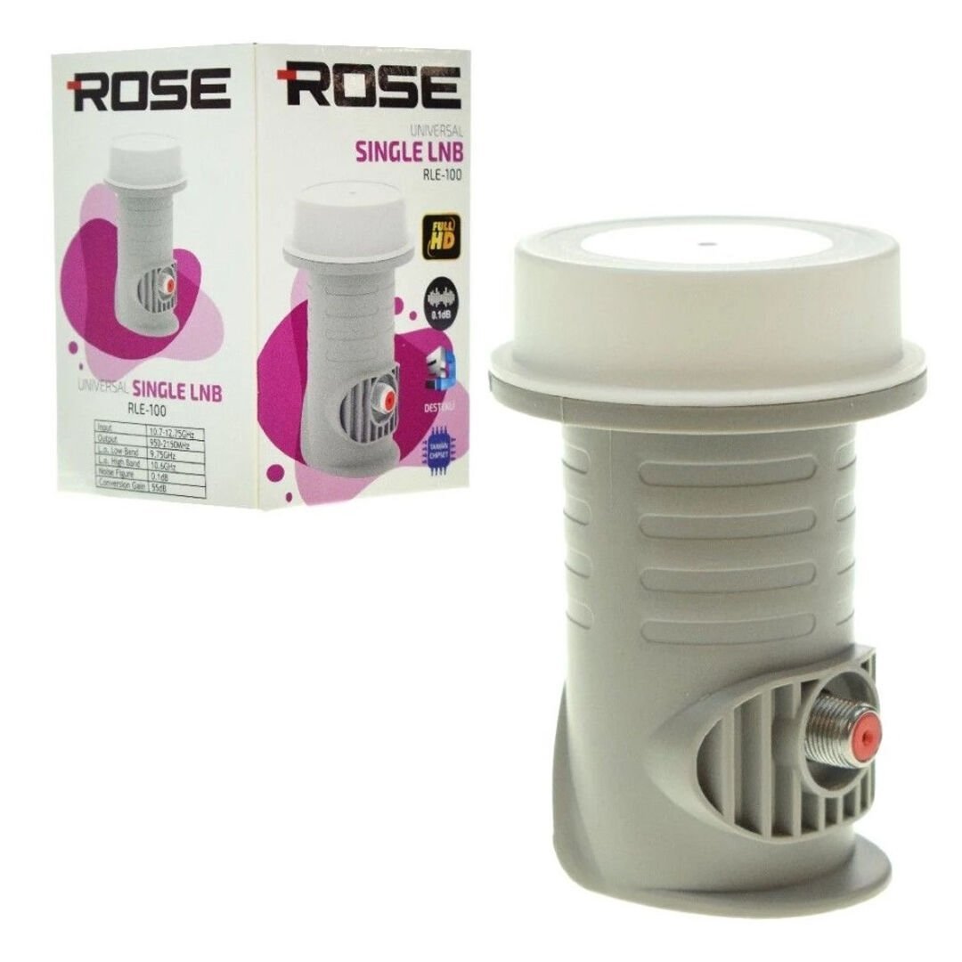 ROSE RG-100 FULL HD TEKLİ LNB 0.1DB (100adet)