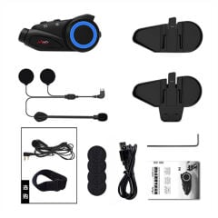 POWERMASTER M3 KAMERALI MOTOSİKLET BLUETOOTH INTERCOM KULAKLIK