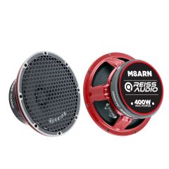 Reiss Audio RS-M8ARN Çifti 800W-400 Rms Metal Kapaklı 20 cm Oto Midrange Hoparlör