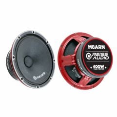 Reiss Audio RS-M8ARN Çifti 800W-400 Rms Metal Kapaklı 20 cm Oto Midrange Hoparlör