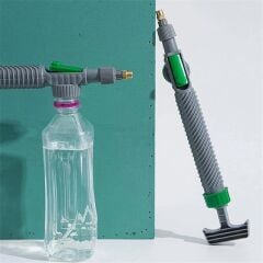 Sunup SN-24910 Ayarlanabilir Basınçlı Su Köpük Püskürtme Başlığı (Tüm Pet Şişelere Uyumlu)