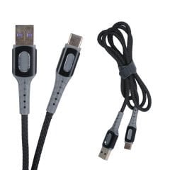 POWERMASTER PM-3785 USB-A TO TYPE-C 5 AMPER ŞARJ VE DATA VERİ KABLOSU (AVD-305)