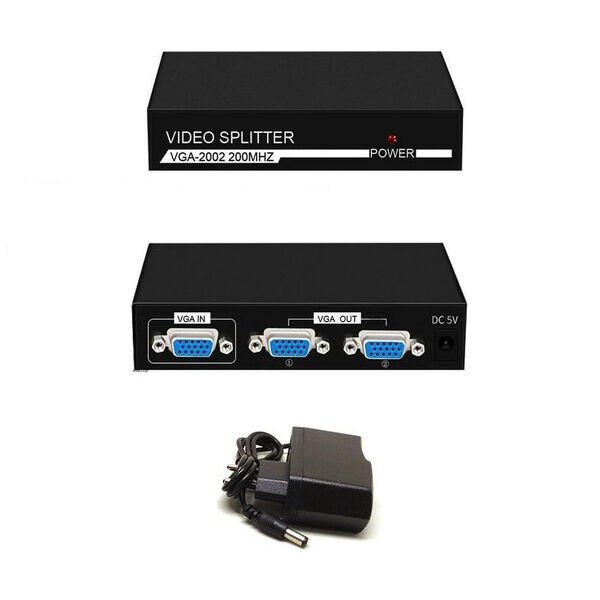 ROSE MT-1502 1X2 Port Vga Splitter Dağıtıcı